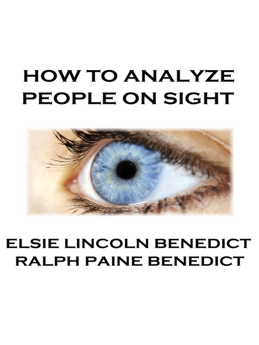 Title details for How to Analyze People on Sight by Elsie Lincoln Benedict - Available